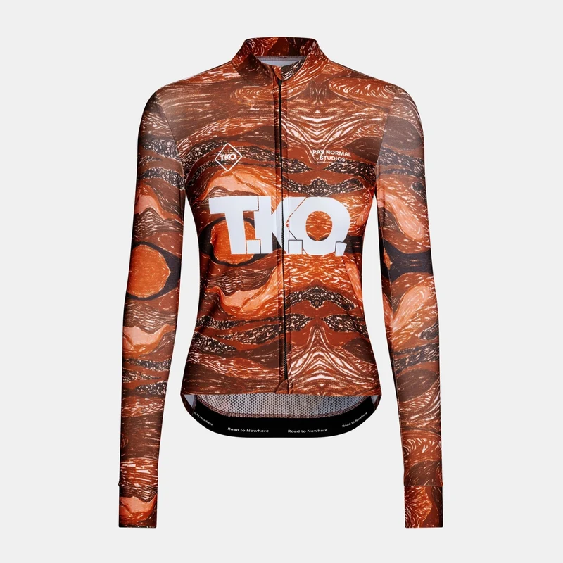 Maglia donna maniche lunghe Pas Normal Studios T.K.O. Mechanism - Rosso