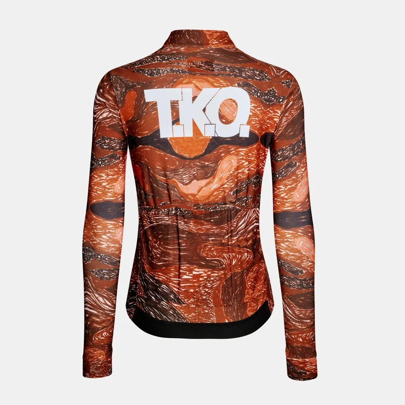 Maglia donna maniche lunghe Pas Normal Studios T.K.O. Mechanism - Rosso