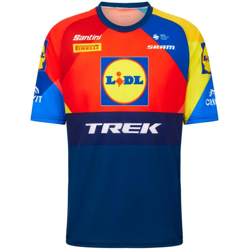 T-shirt tecnica Santini Lidl Trek 2025