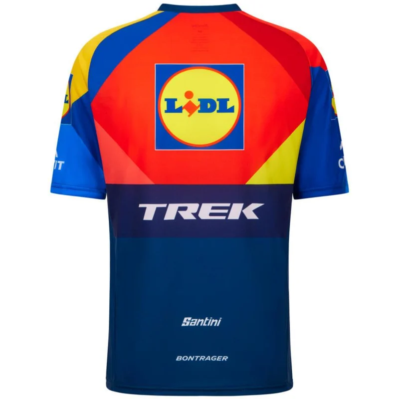 T-shirt tecnica Santini Lidl Trek 2025