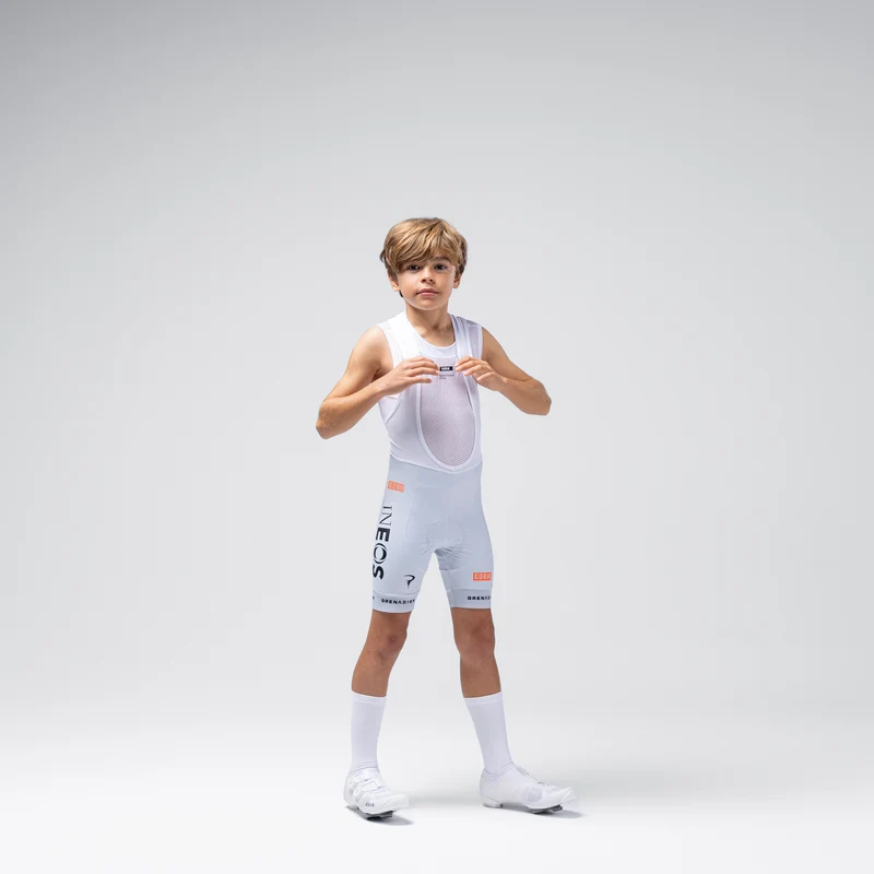 Salopette bambino Gobik Ineos Grenadiers 2026 Avant - Grigio