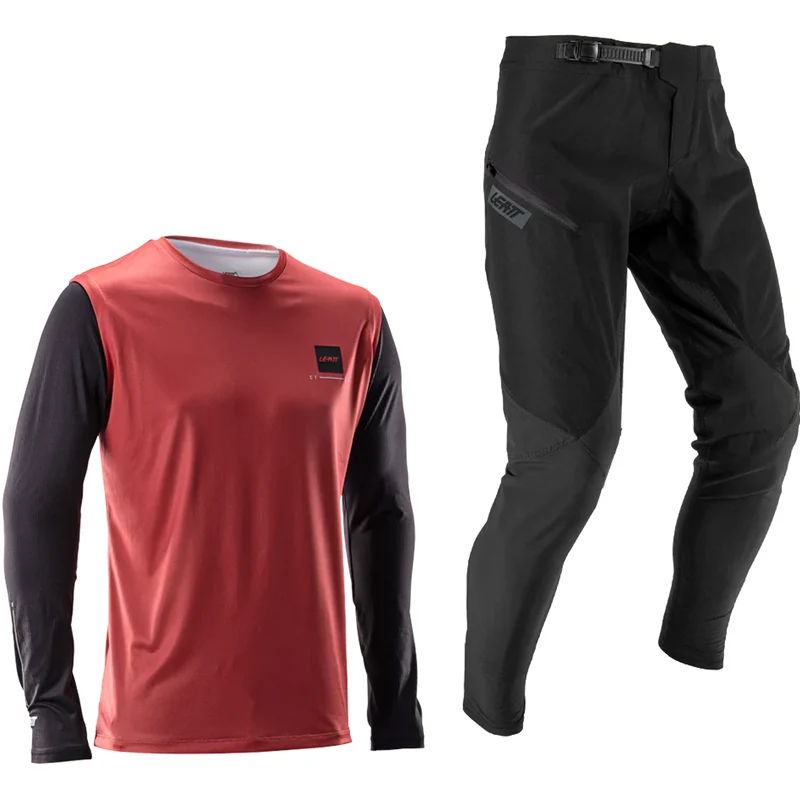 Ride Kit MTB Gravity 1.0 - Rosso nero