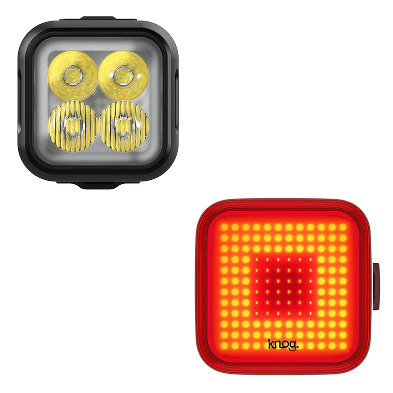 Kit luci Knog Blinder 900 + Blinder Square Rear