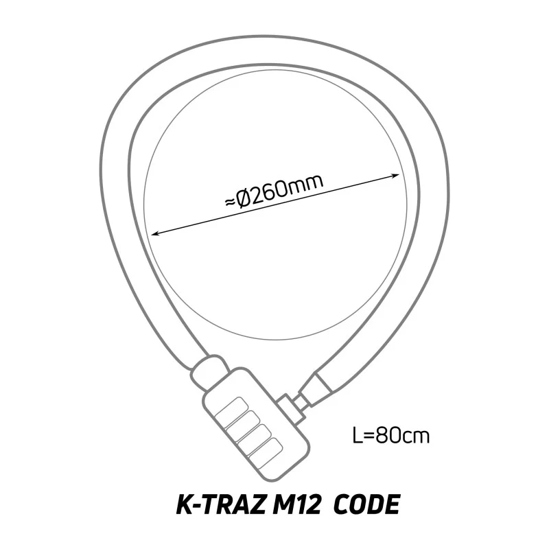 Lucchetto Zefal K-Traz M12 Code