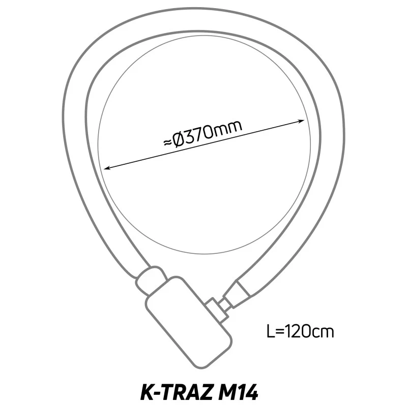 Lucchetto Zefal K-Traz M14