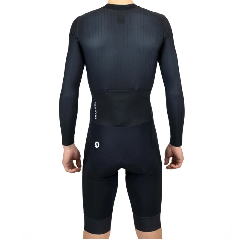 Body maniche lunghe All4cycling Team - Nero