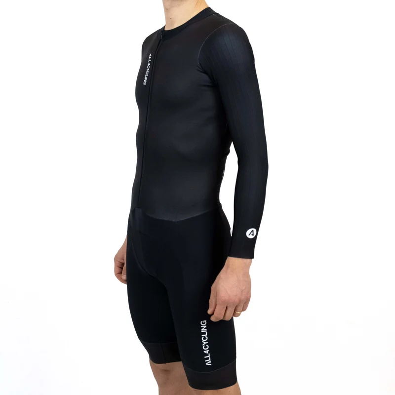 Body maniche lunghe All4cycling Team - Nero