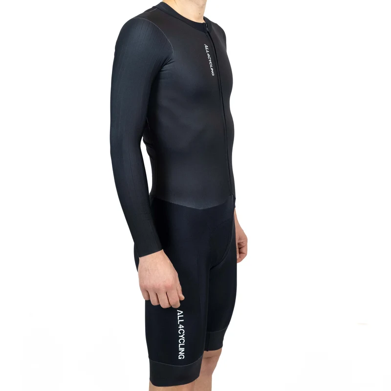 Body maniche lunghe All4cycling Team - Nero