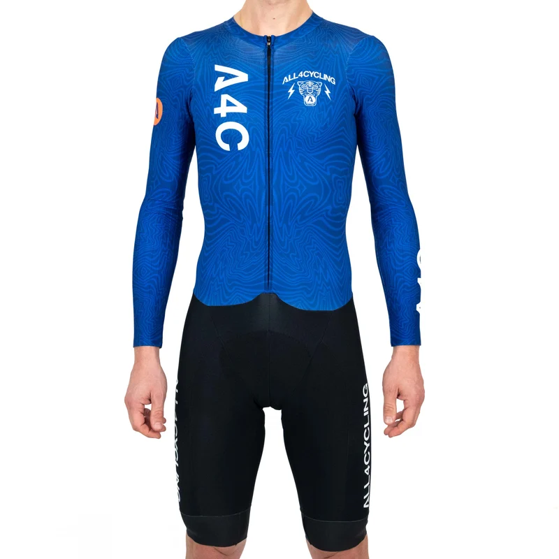 Body maniche lunghe All4cycling Team - The Tiger