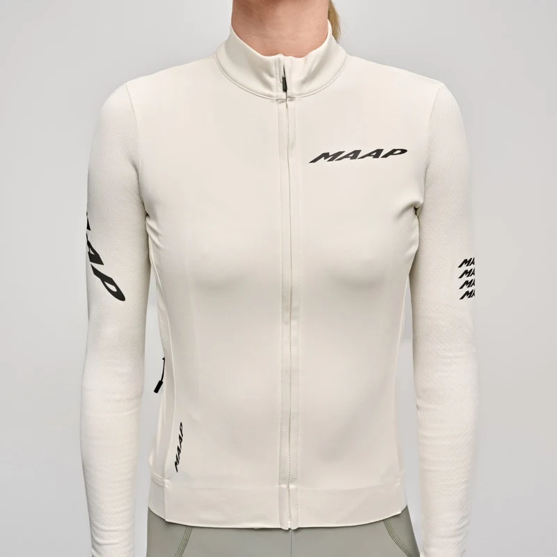 Maglia donna maniche lunghe Maap Emerge Thermal - Bianco