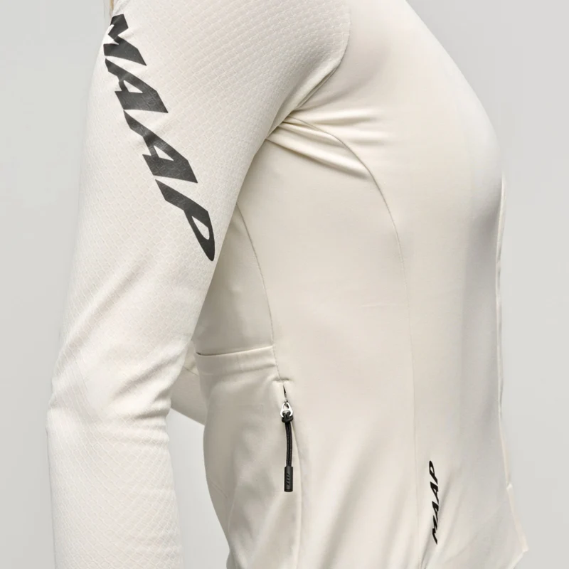 Maglia donna maniche lunghe Maap Emerge Thermal - Bianco