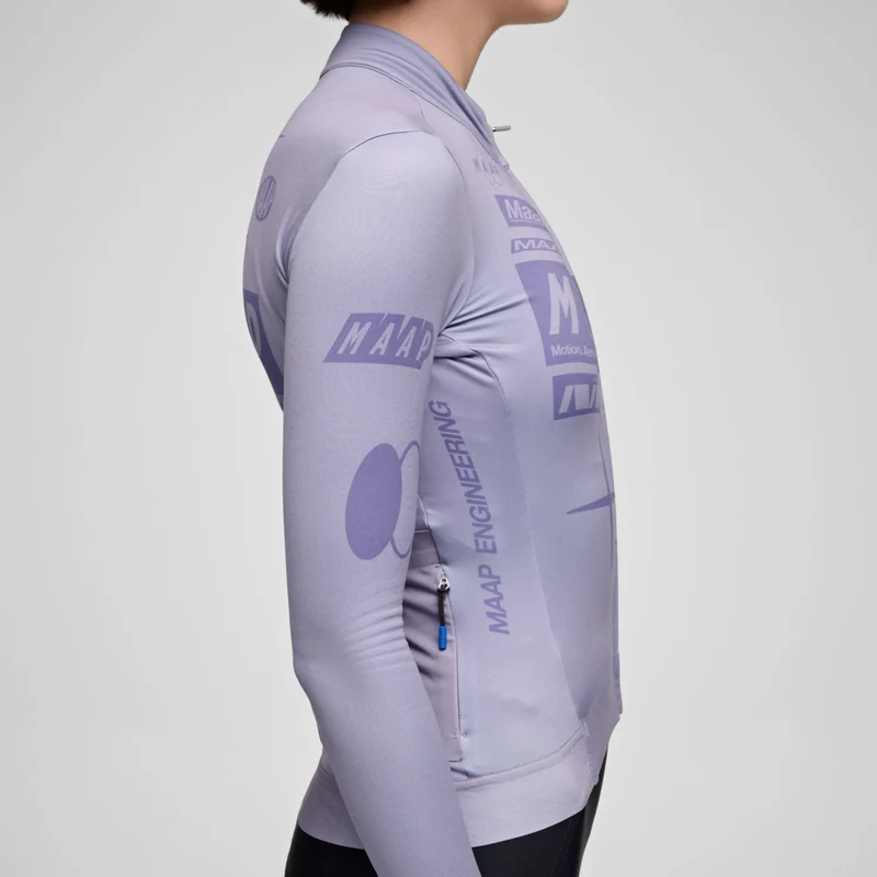 Maglia maniche lunghe donna Maap Drome Thermal - Grigio scuro