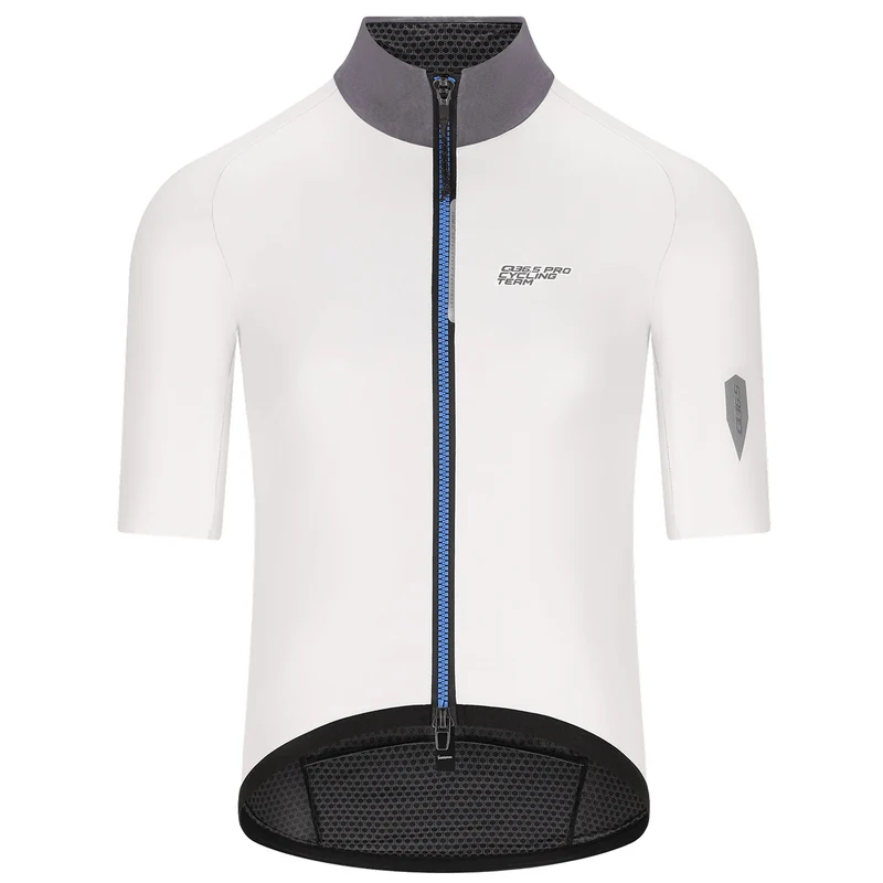 Maglia Q36.5 Pro Cycling Team Rain Shell Aero - Bianco