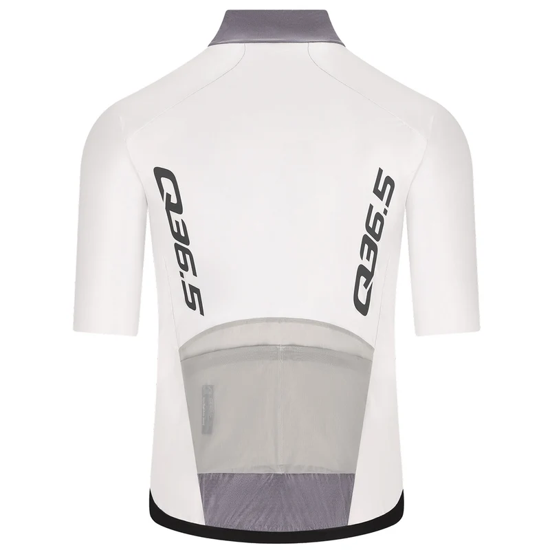 Maglia Q36.5 Pro Cycling Team Rain Shell Aero - Bianco