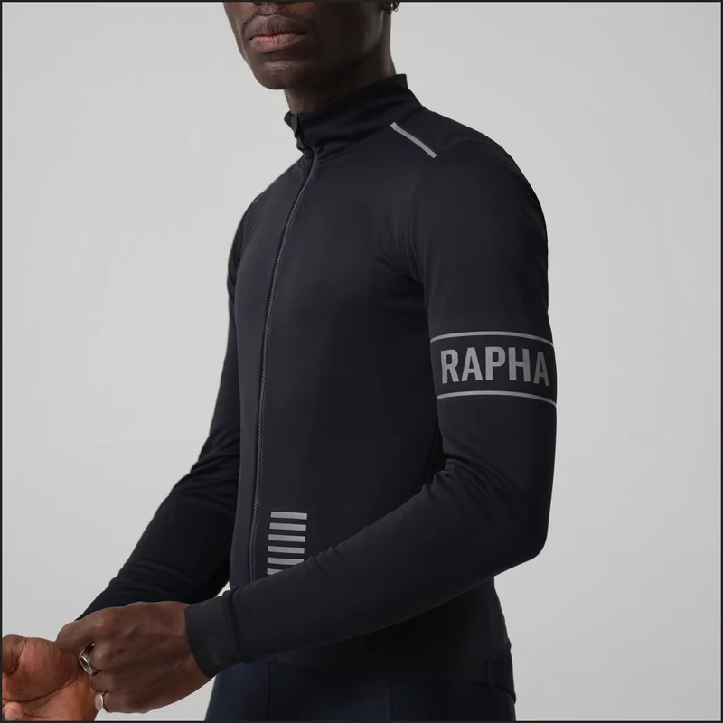 Maglia maniche lunghe Rapha Pro Team Gore-Tex Infinium - Nero