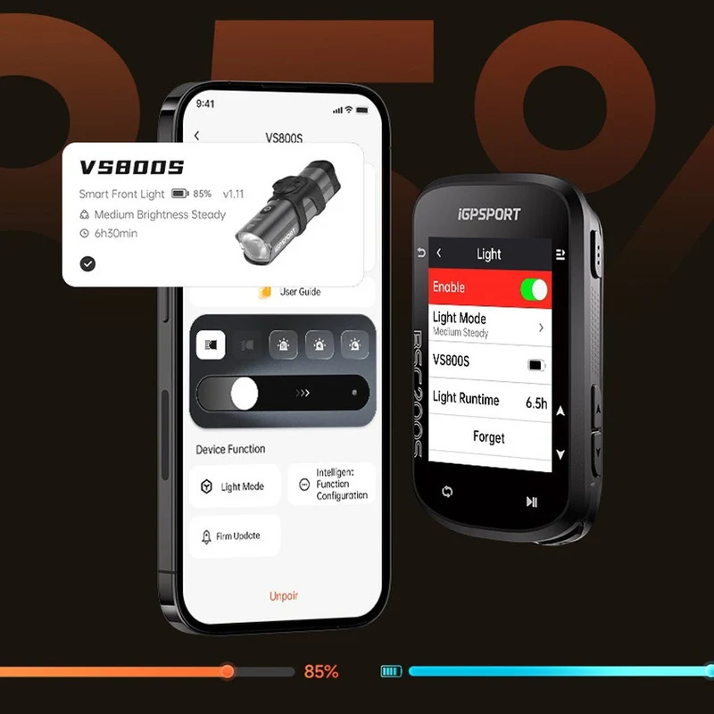 Luce Anteriore iGPSPORT VS800S