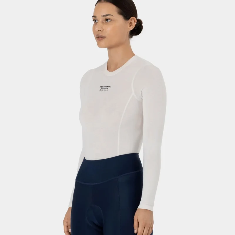 Maglia intima donna maniche lunghe Pas Normal Studios Thermal - Bianco