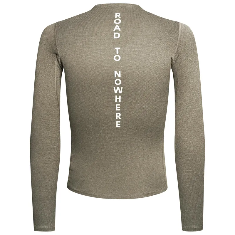 Maglia intima maniche lunghe Pas Normal Studios Mid - Marrone