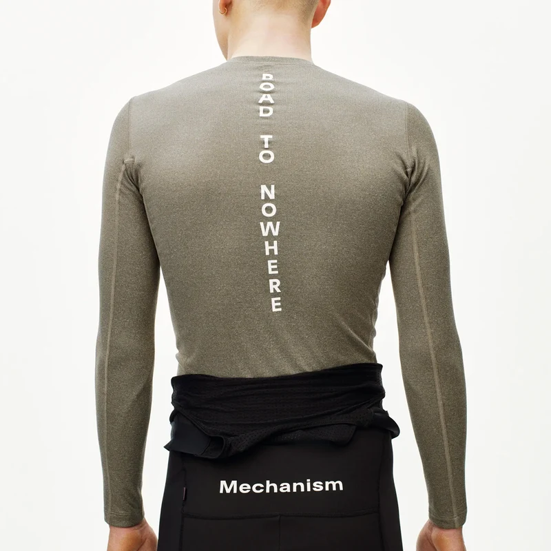 Maglia intima maniche lunghe Pas Normal Studios Mid - Marrone