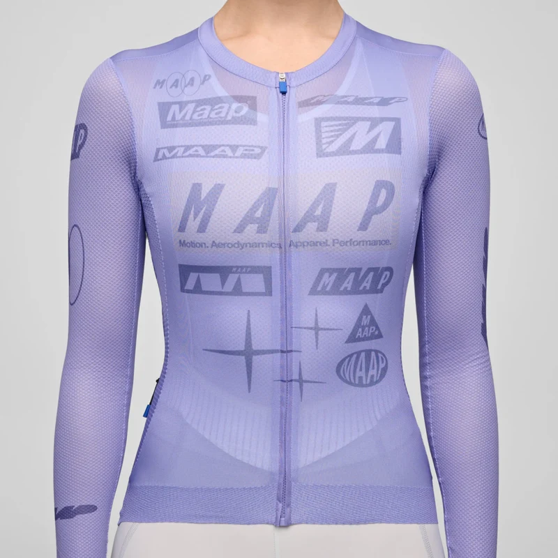 Maglia donna maniche lunghe Maap Drome Pro Air 3.0 - Viola