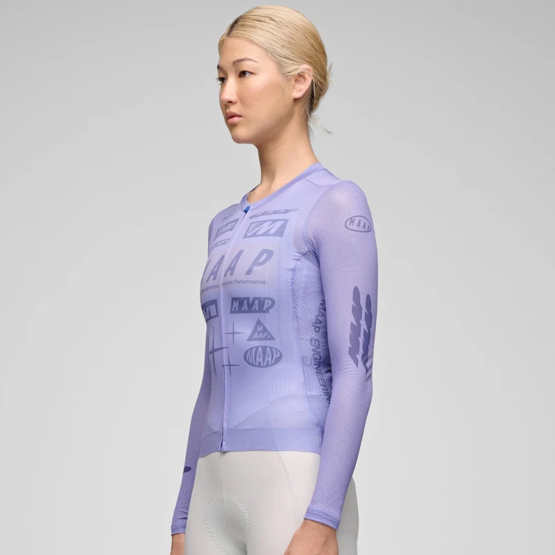 Maglia donna maniche lunghe Maap Drome Pro Air 3.0 - Viola