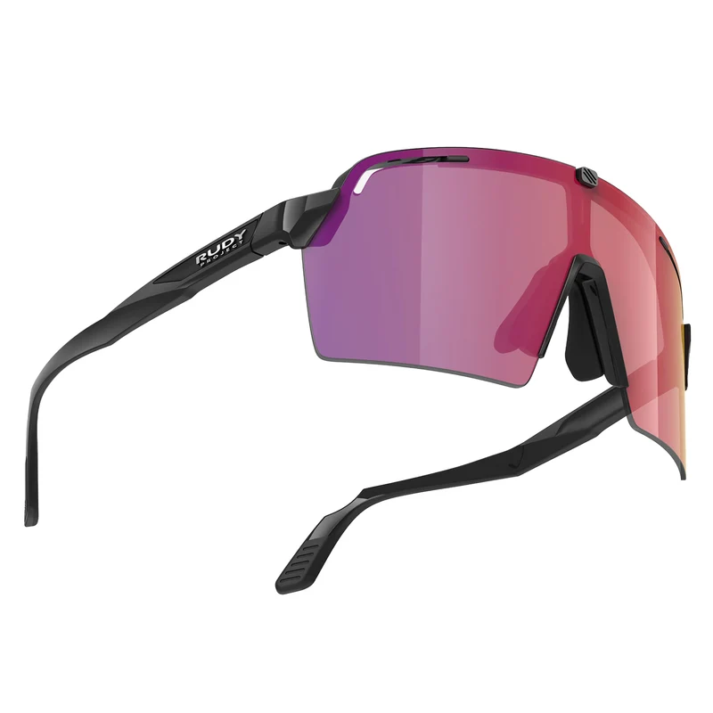 Occhiali Rudy Project Spinshield Pro - Black Gloss Multilaser Red