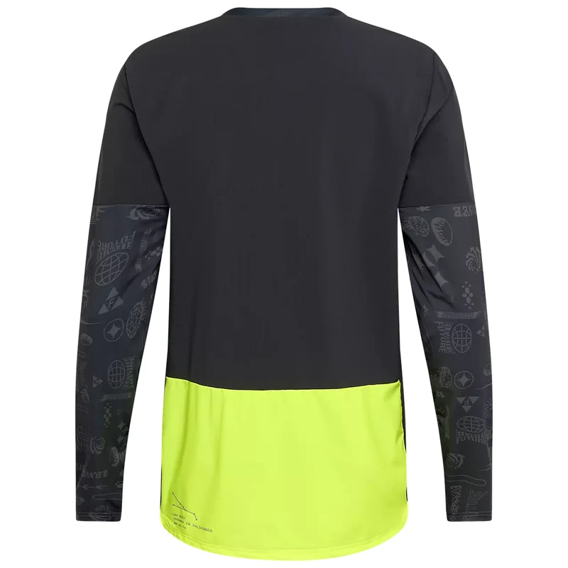 Maglia maniche lunghe Fox Defend Thermal Lunar - Nero giallo