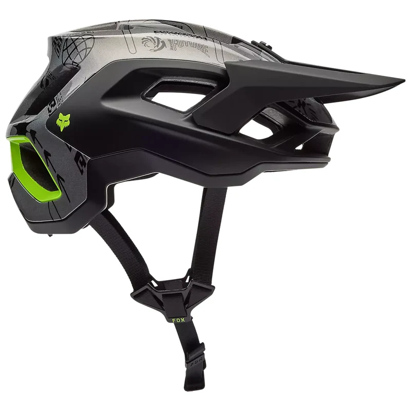 Casco Fox Speedframe Pro Lunar - Nero giallo