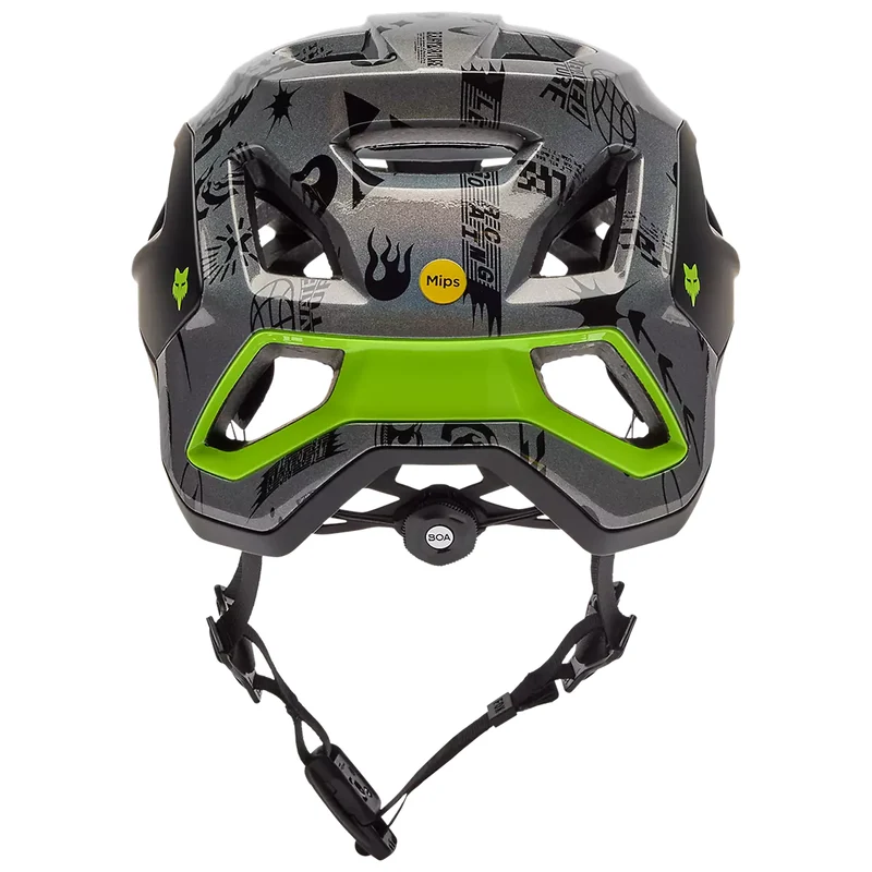 Casco Fox Speedframe Pro Lunar - Nero giallo