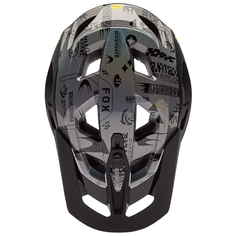 Casco Fox Speedframe Pro Lunar - Nero giallo