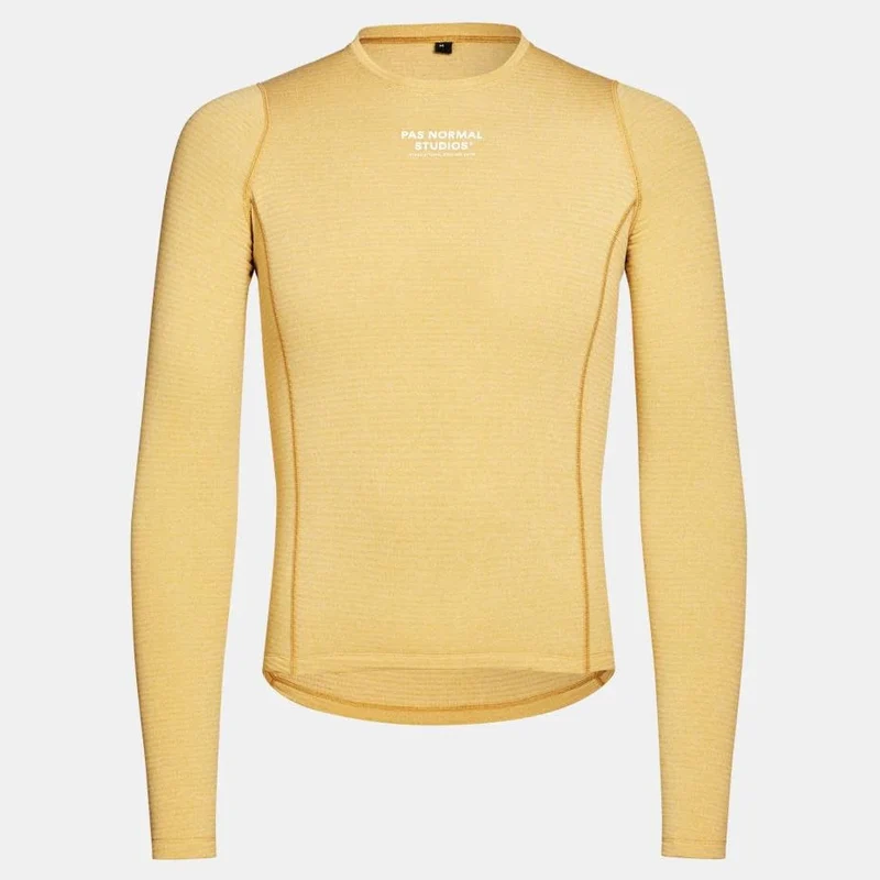 Maglia intima maniche lunghe Pas Normal Studios Thermal - Giallo