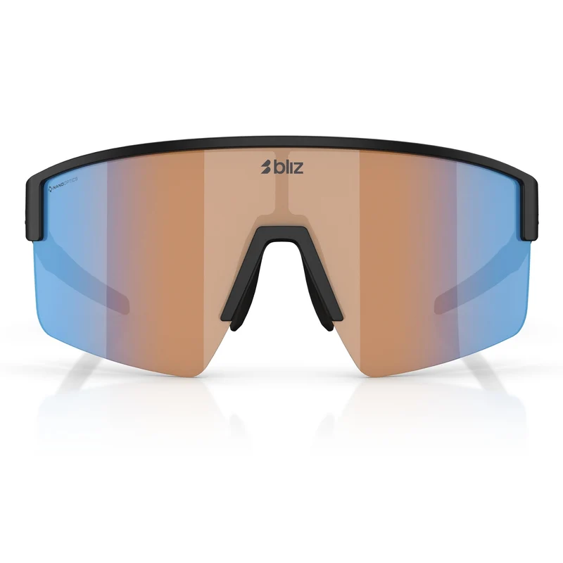 Occhiali Bliz P004 - Matte Black Coral-Orange Mirror