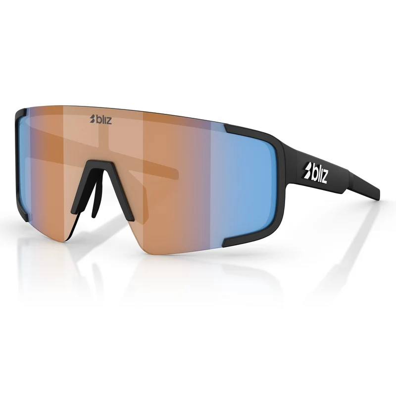 Occhiali Bliz P003 - Matte Black Coral-Orange Mirror