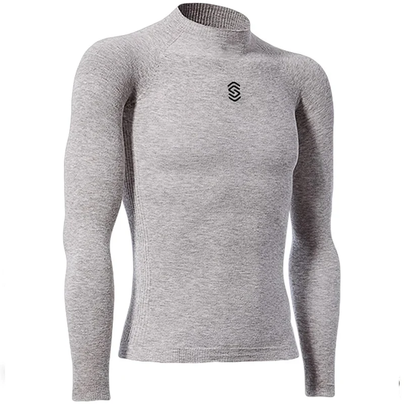 Maglia intima manica lunga Silverskin Stay Warm - Grigio