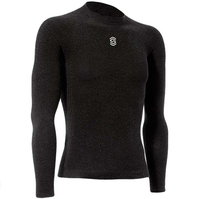 Maglia intima manica lunga Silverskin X-Warm - Grigio scuro