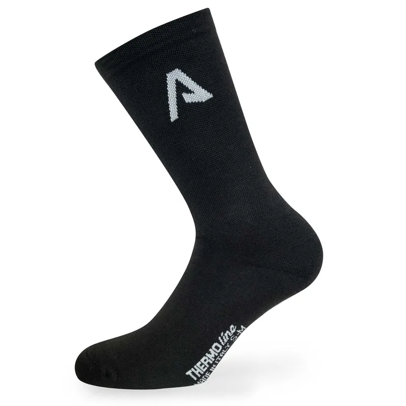 Calze invernali All4cycling Thermolite - Nero