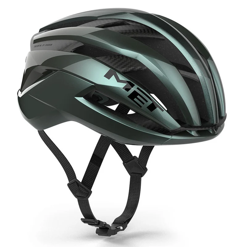 Casco Met Trenta 3K Carbon Mips - Verde lucido