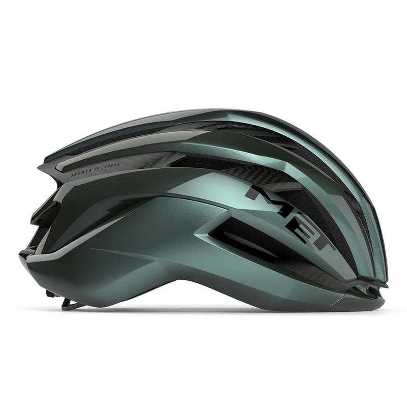 Casco Met Trenta 3K Carbon Mips - Verde lucido