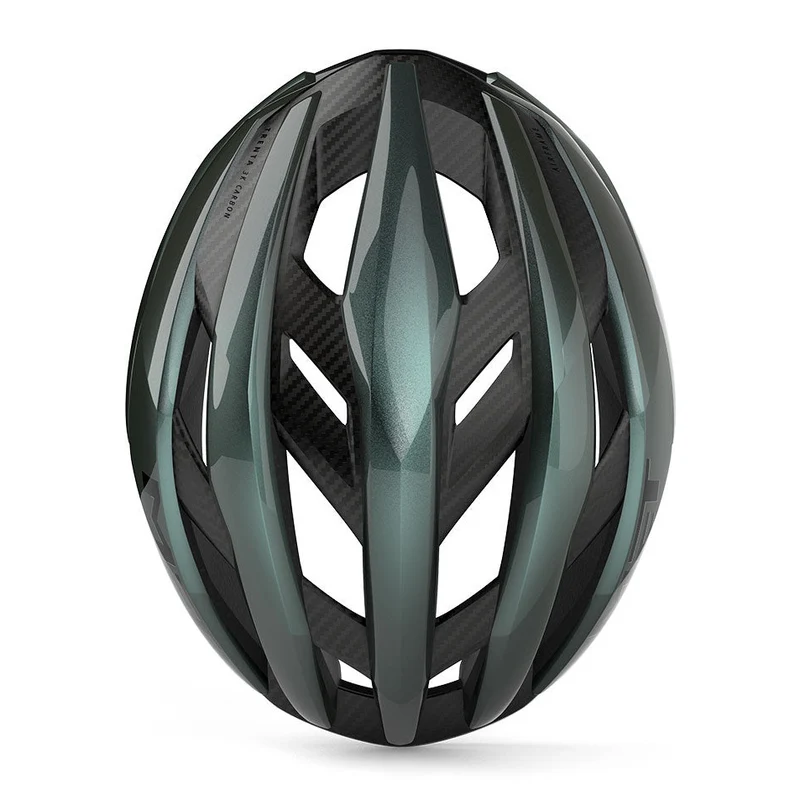 Casco Met Trenta 3K Carbon Mips - Verde lucido