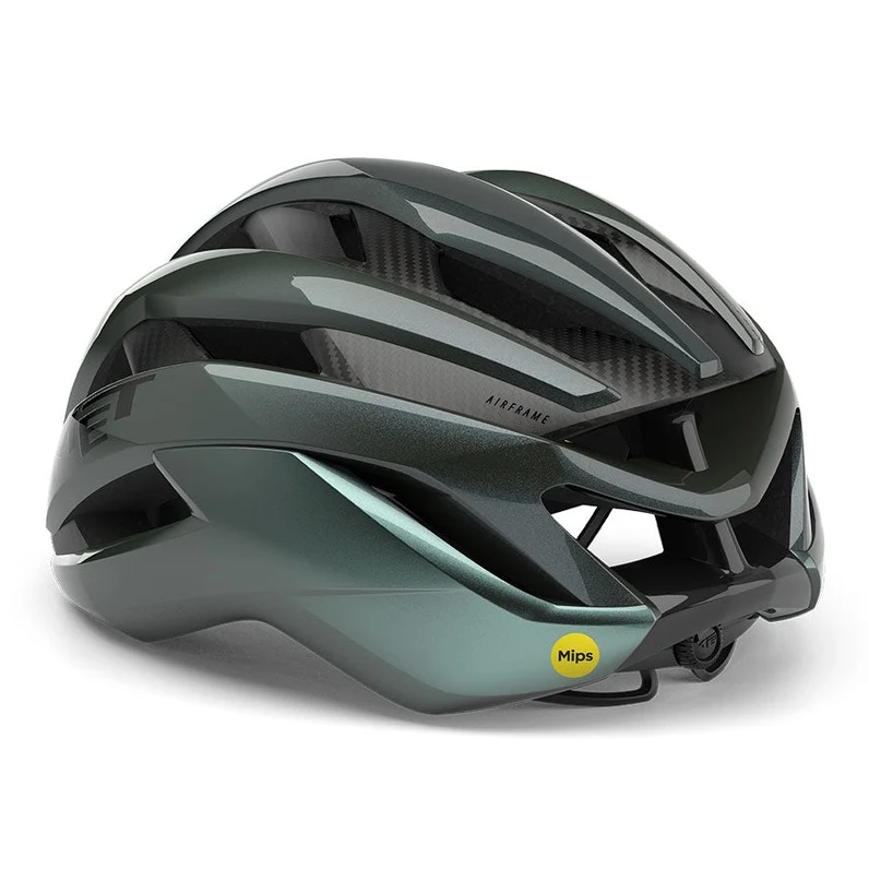 Casco Met Trenta 3K Carbon Mips - Verde lucido