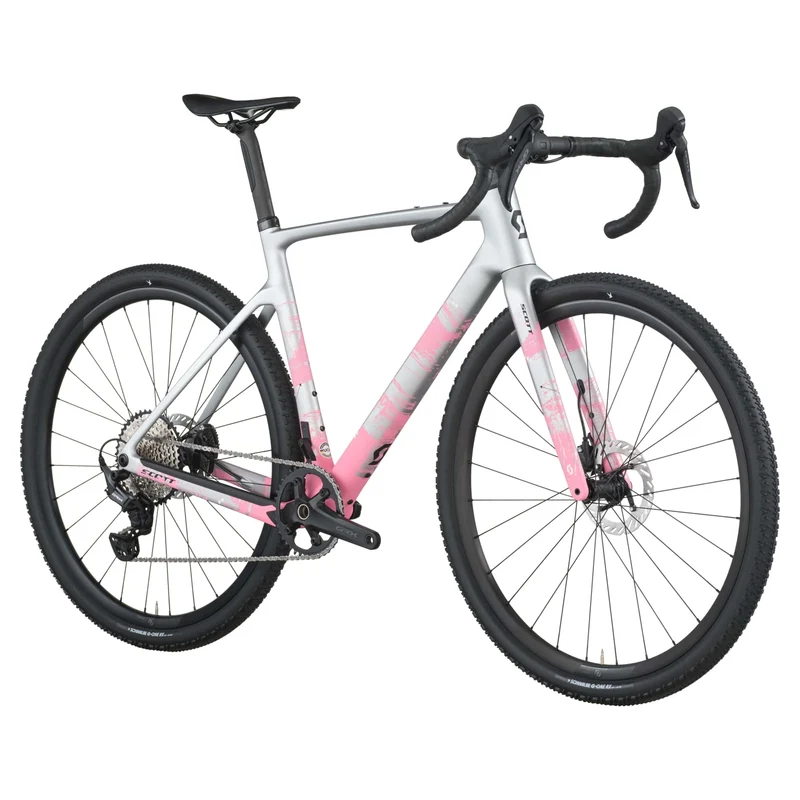 Scott Addict Gravel 30 - Grigio rosa