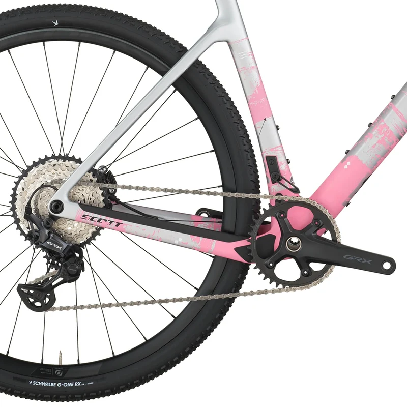 Scott Addict Gravel 30 - Grigio rosa
