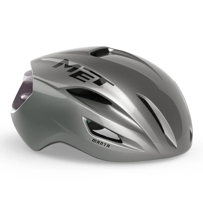 Casco Met Manta Mips - Grigio lucido
