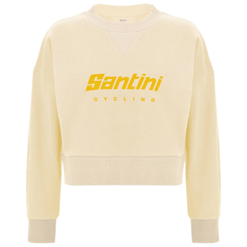 Felpa donna Santini Brand - Beige