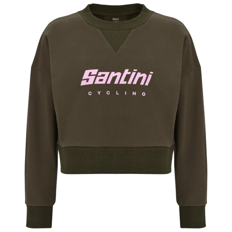 Felpa donna Santini Brand - Verde