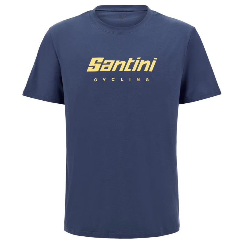 T-Shirt Santini Brand - Blu