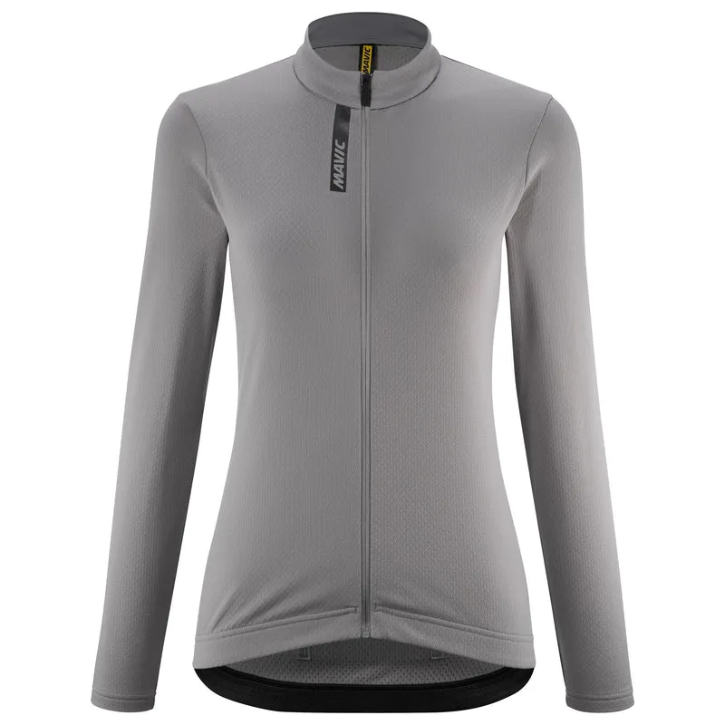 Maglia donna maniche lunghe Mavic Aksium Thermo - Grigio