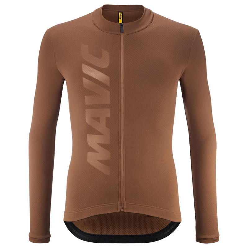 Maglia maniche lunghe Mavic Aksium Thermo - Marrone