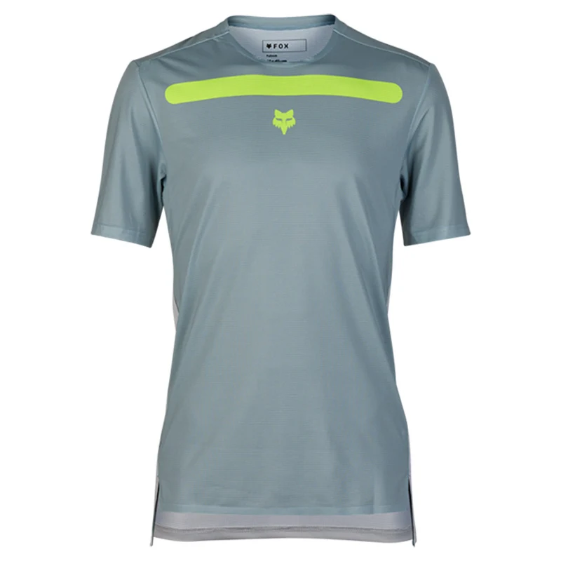 Maglia Fox Flexair Aviation Race - Grigio verde