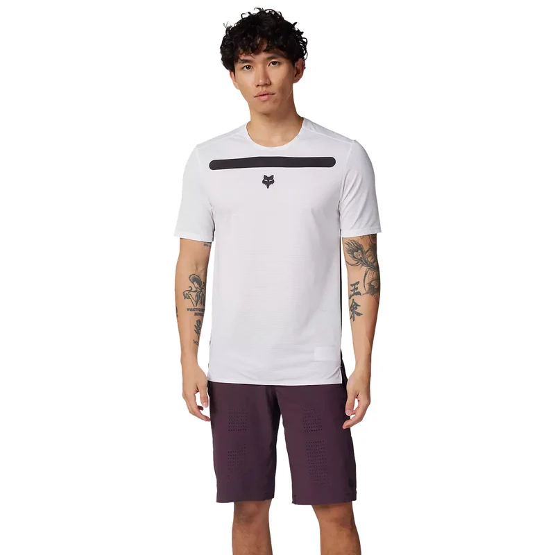 Maglia Fox Flexair Aviation Race - Grigio